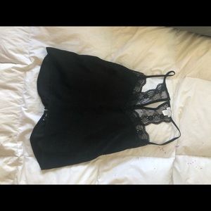 Black sheer cami